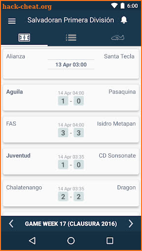 El Salvador Football League - Primera División screenshot