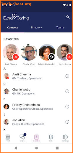 ElaraCare – Team Connections screenshot