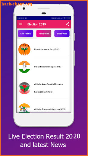 Election Result 2021 Live and latest Update screenshot