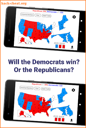 Electoral College Calculator screenshot