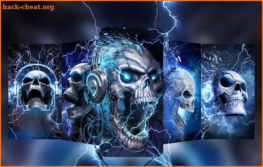 Electric Skull Live Wallpaper screenshot