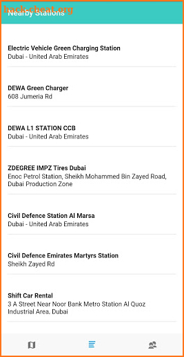 Electric Vehicle Charging Station Finder screenshot