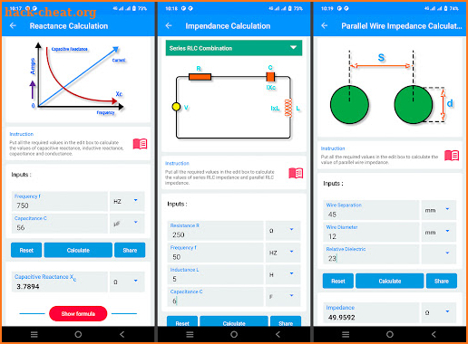 Electrical Calculation PRO screenshot