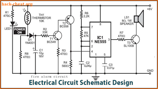 Electrical Circuit Schematic Design screenshot