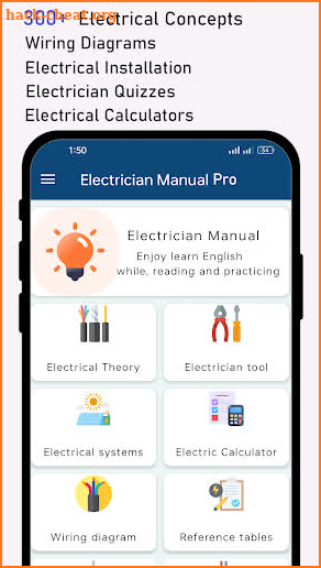 Electricians' Manual Pro screenshot