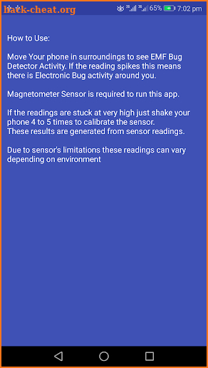 Electronic Bug Detector - Camera Detector screenshot