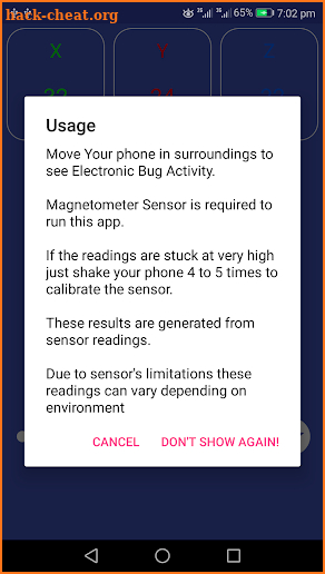 Electronic Bug Detector - Camera Detector screenshot