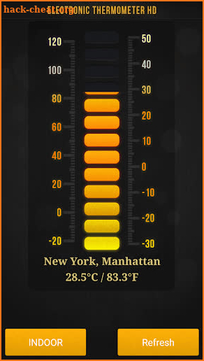 Electronic Thermometer: Outdoor&Indoor Temperature screenshot