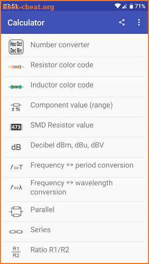 Electronics Toolbox screenshot