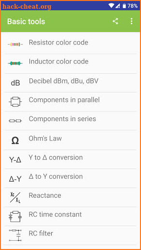 Electronics Toolbox Pro screenshot