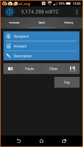 Electrum Bitcoin Wallet screenshot