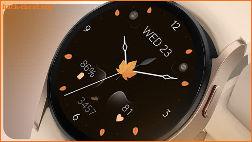 Elegant Autumn watch face screenshot