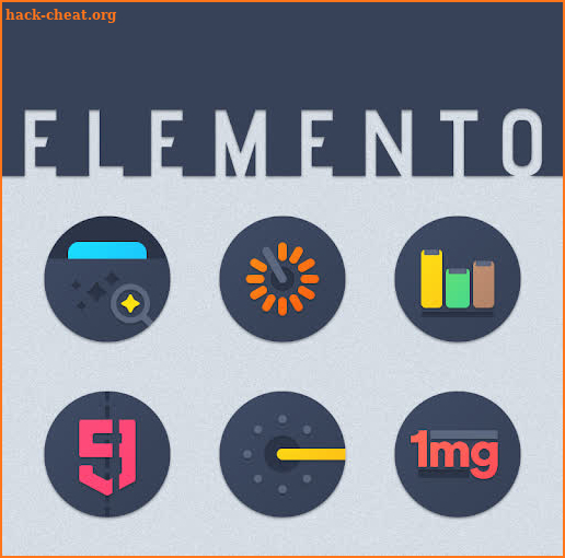 ELEMENTO ICON PACK (DARK) screenshot