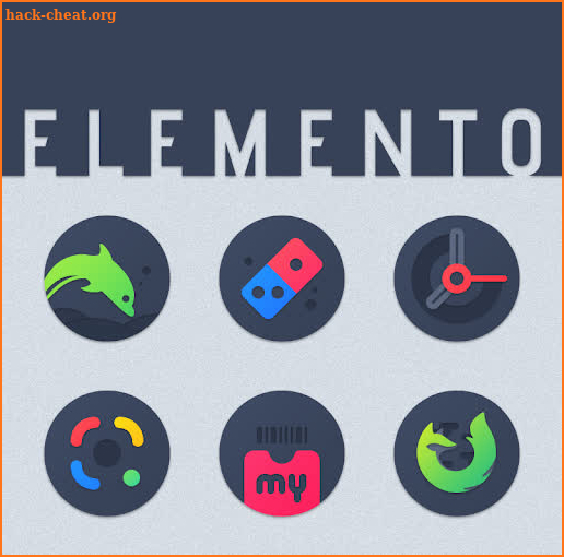 ELEMENTO ICON PACK (DARK) screenshot