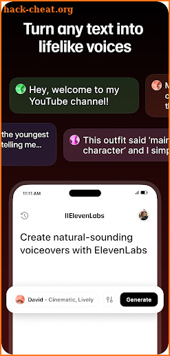 ElevenLabs: AI Voice Generator screenshot