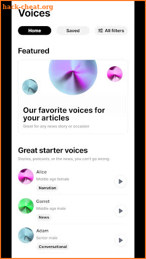 ElevenLabs Reader: AI Audio screenshot