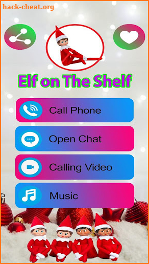 Elf on the shelf chat video call screenshot