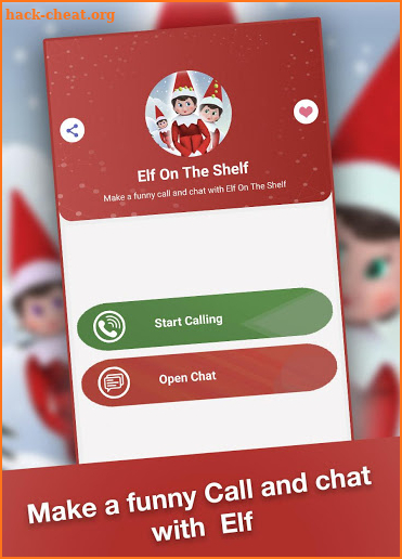 Elf On The Shelf Fake Call & fight Chat screenshot