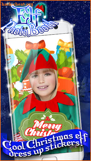 Elf Photo Booth - Cam Stickers screenshot