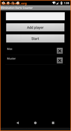 Elimination Dart Counter screenshot