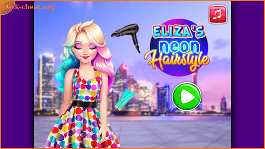 Elizas Neon Hairstyle screenshot