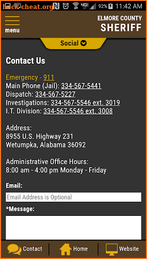 Elmore County AL Sheriffs Office screenshot