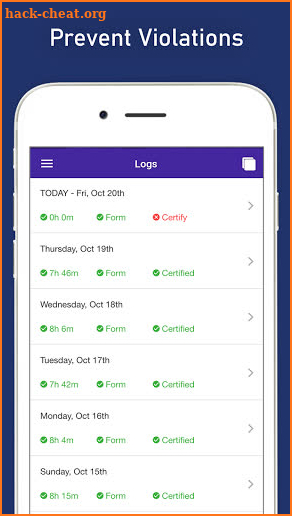 ELOG 42 Logbook App screenshot