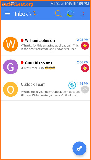 Email App for All services - Datmail screenshot