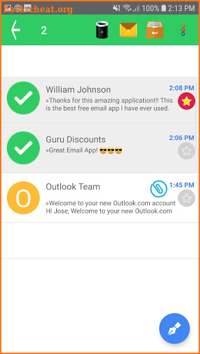 Email App for All services - Datmail screenshot