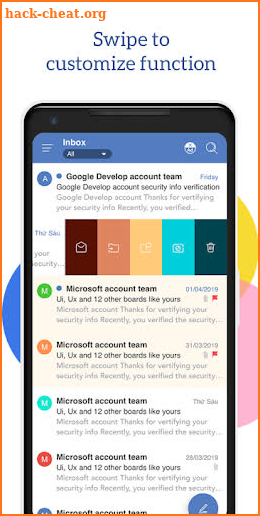 Email app for Gmail & Outlook screenshot