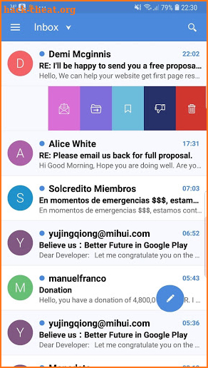 Email App for Hotmail, Outlook, Exchange screenshot
