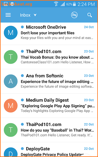 Email Lite - Offline Support screenshot