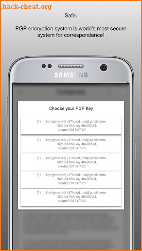 EmailSecure - PGP Mail Client screenshot