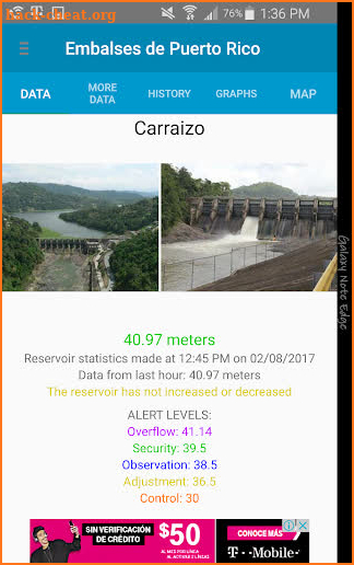 Embalses de Puerto Rico screenshot