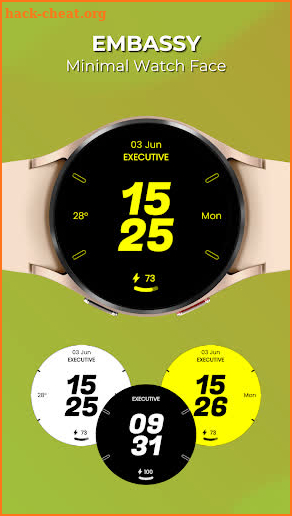 Embassy 2: Minimal Watch Face screenshot