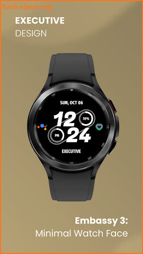 Embassy 3: Minimal Watch Face screenshot