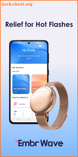 Embr Wave 2: Hot Flash Relief screenshot