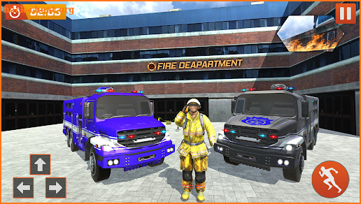 Emergence Police Fire Truck screenshot