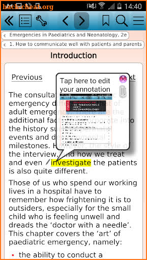 Emergencies in Paediatrics & N screenshot