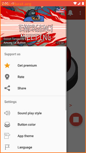 Emergency Meeting Button for Among Us screenshot