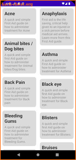 EmergencyTreatment screenshot