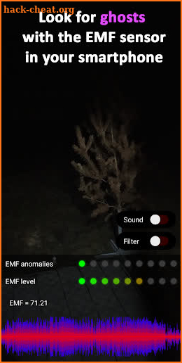 EMF Ghost Detector: Communicator and camera screenshot