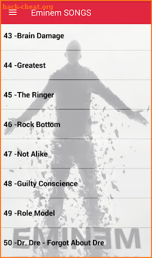 Eminem Songs Offline ( Without internet 50 Songs ) screenshot