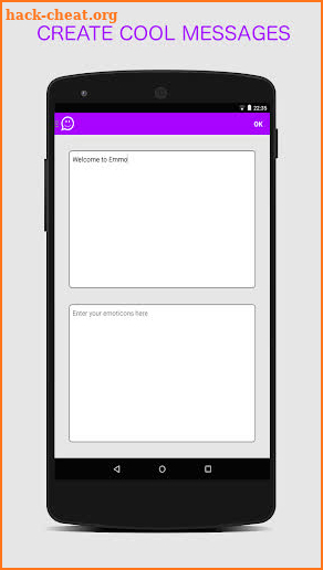 Emmo - Emojis and text screenshot
