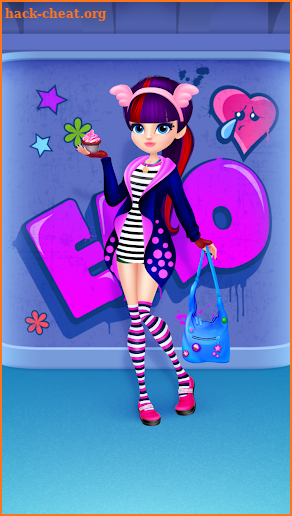 Emo Fashion Dress Up Game screenshot