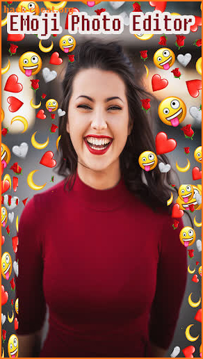 Emoji background photo editor & Emoji HD screenshot