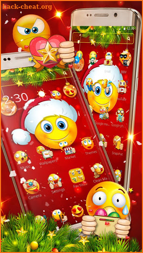 Emoji Cartoon Theme screenshot