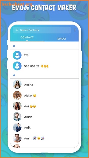 Emoji Contact Maker : Animoji maker screenshot