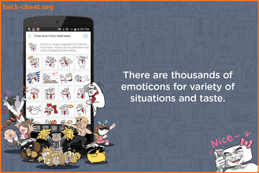 Emoji Emoticon Chat Collection screenshot