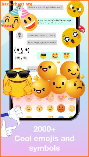 Emoji Keyboard: Fonts & Themes screenshot